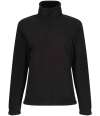 RG139 Womens' Zip Neck Microfleece Black colour image